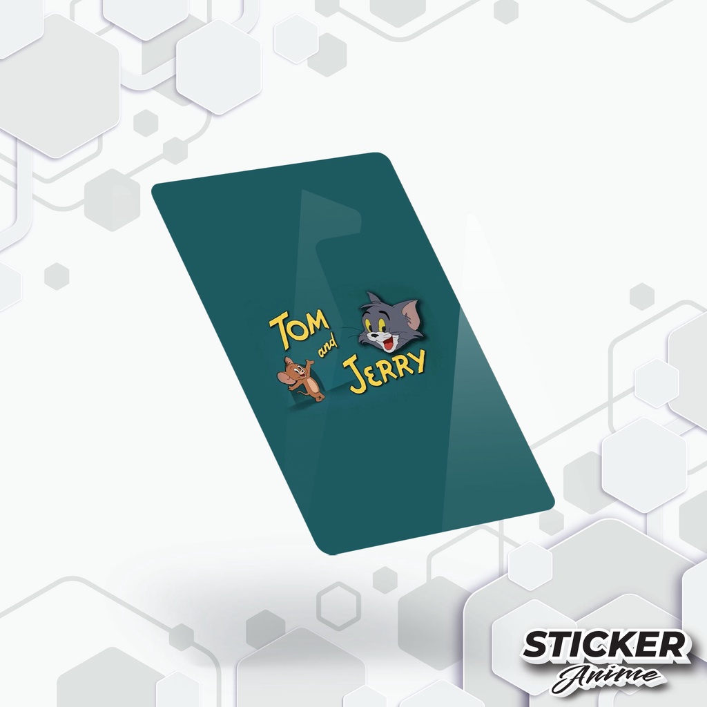 Sticker Anime Tom & Jerry Stiker Card Cover Touch n Go Access MRT LRT ...