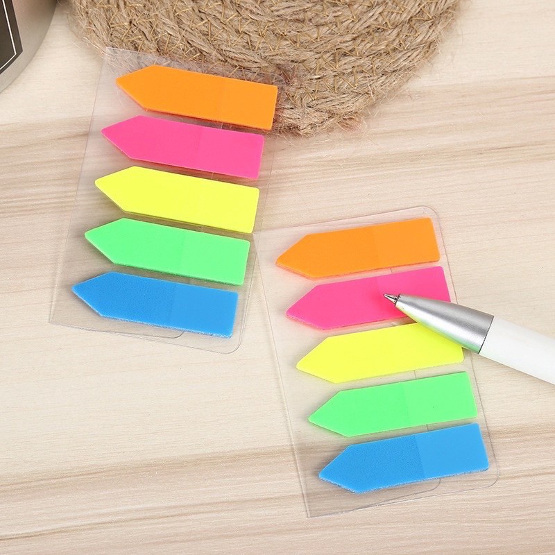 dmw 5 Color Set candy Color Sticky notes Convenient using memo notes ...