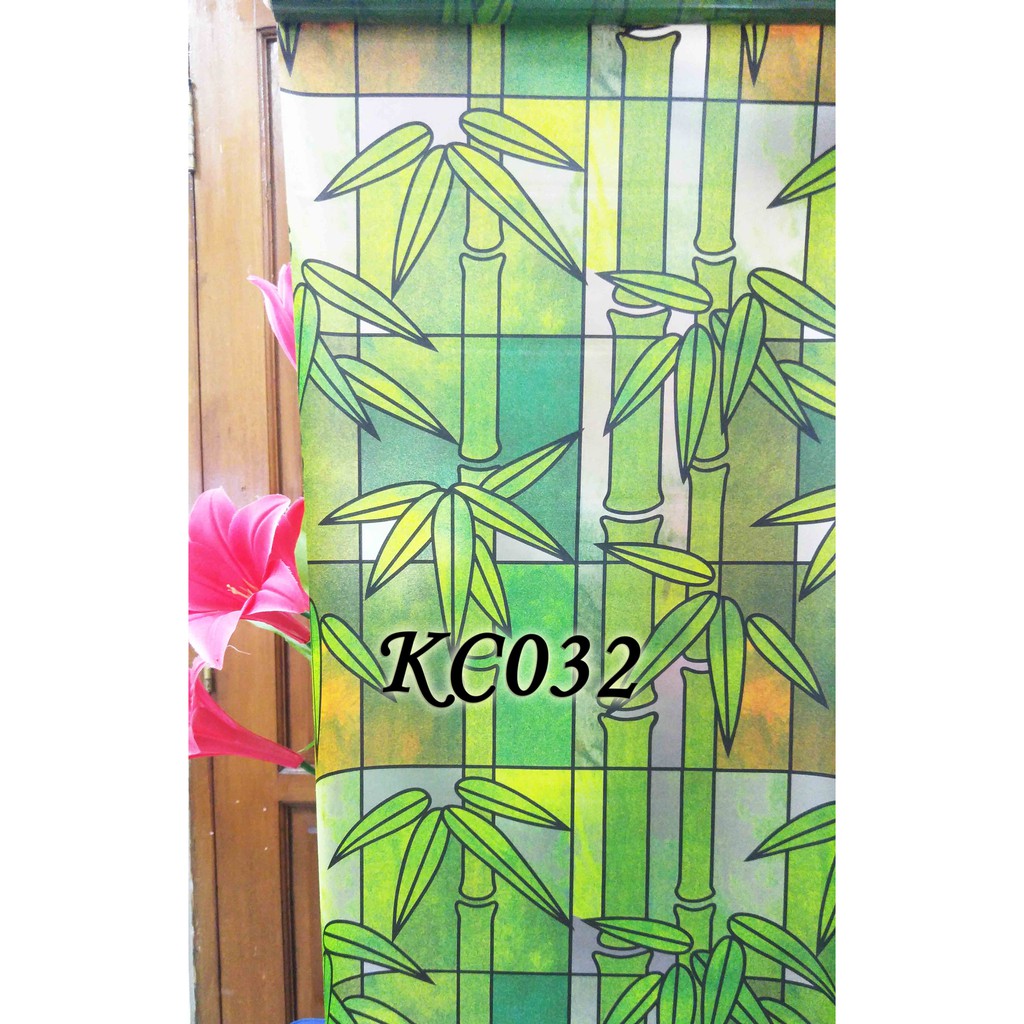 KC032 GREEN BAMBOO 45CMX5M SANDBLAST SUNBLAST GLASS STICKER SUNBLAST ...