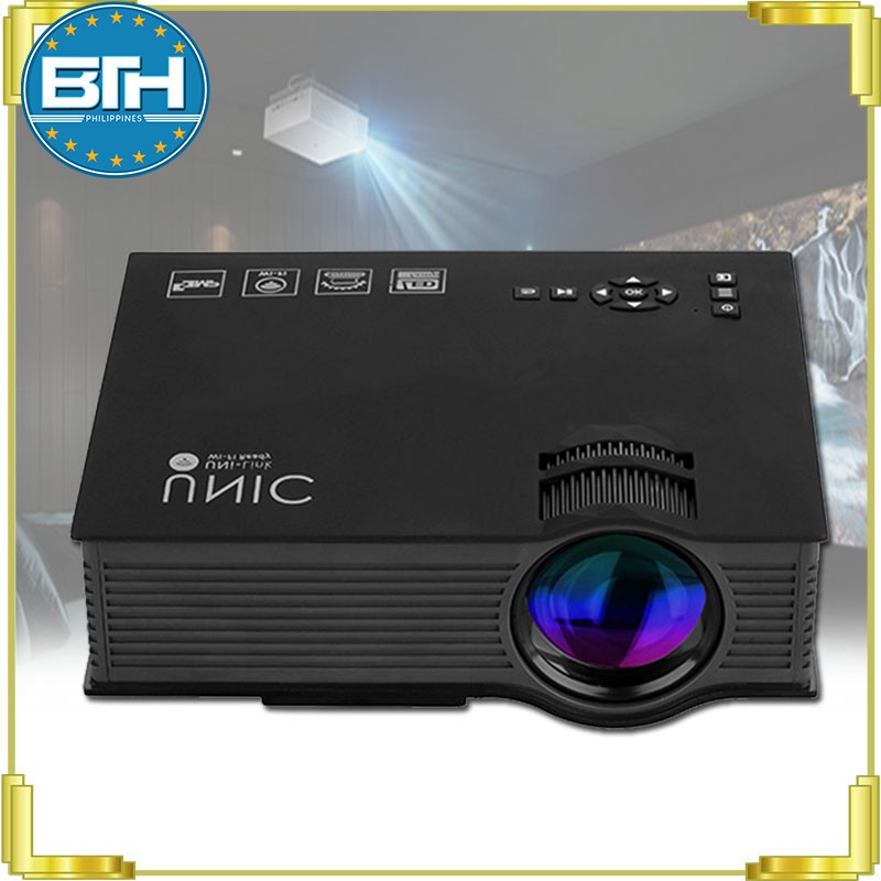 ORIGINAL Unic UC46 Mini WiFi Projector 1200 Lumens 1080P HD Media ...