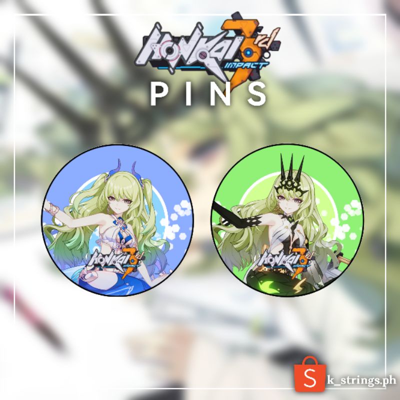 HONKAI IMPACT PINS Mobius Shopee Philippines