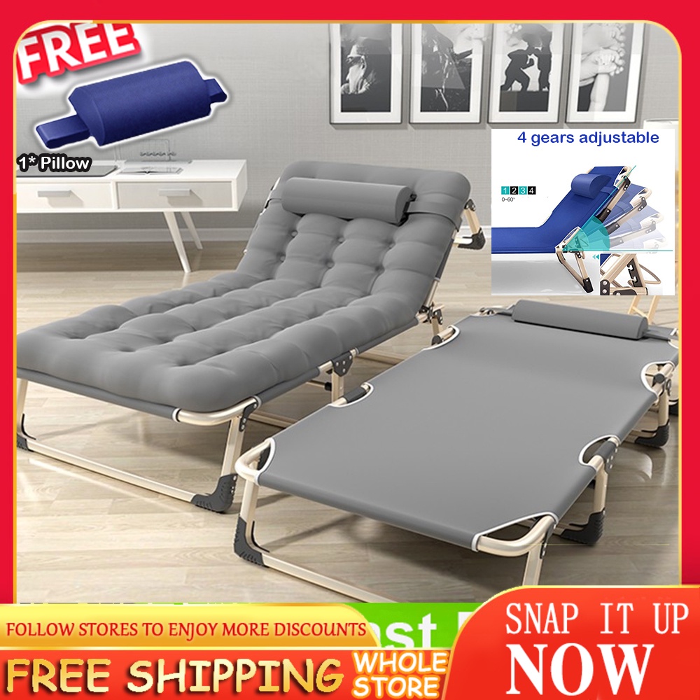 Reclining deals folding bed