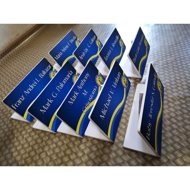 Table Name Plate Display Shopee Philippines