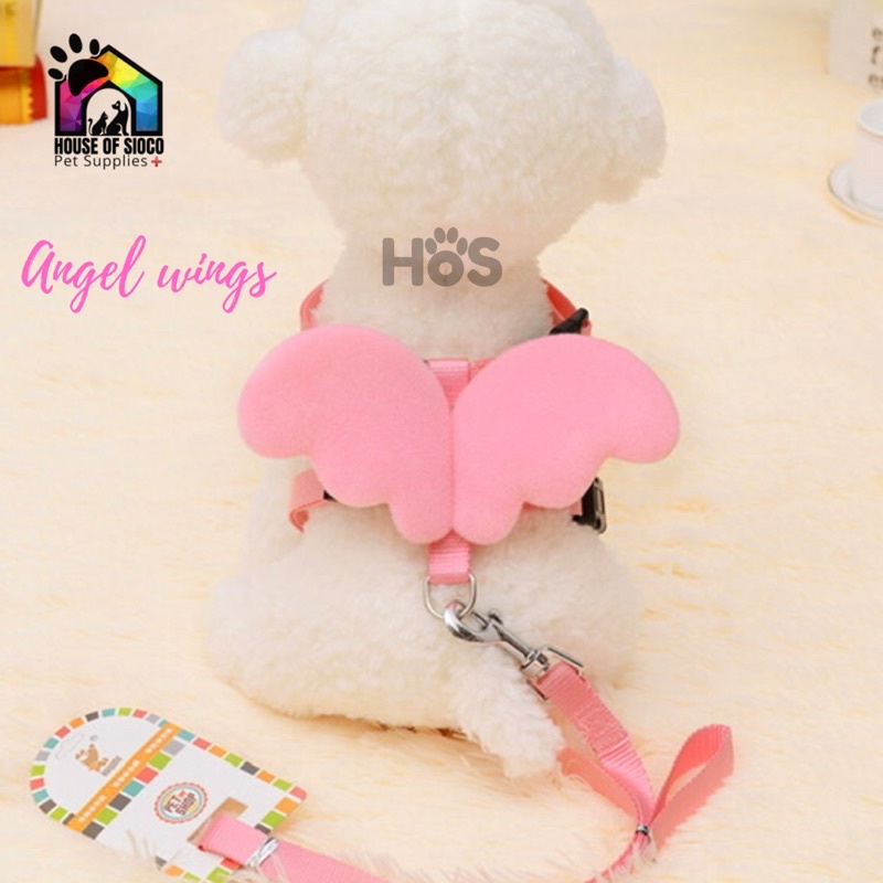 Angel Wings Cat Harness w/ Leash | Shopee Philippines