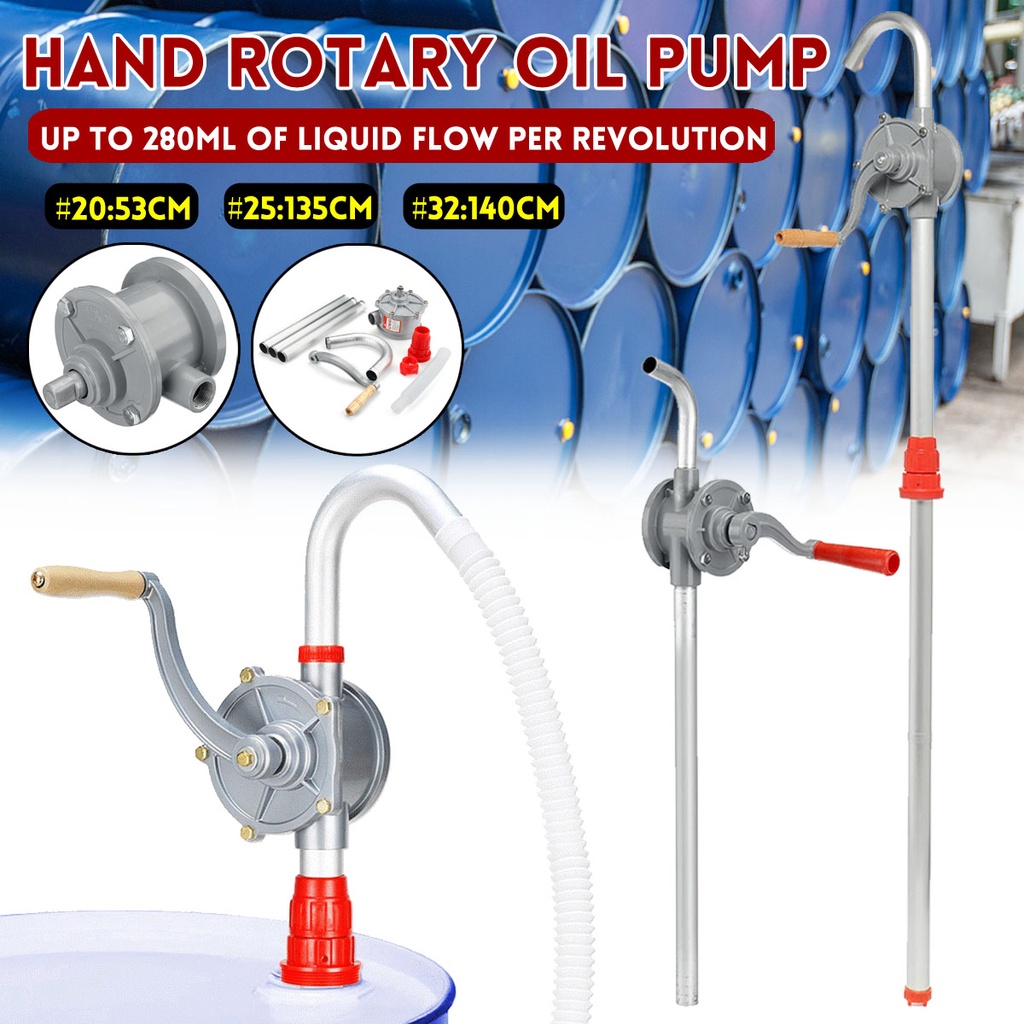Hand Rotary Oil Pump Manual Hand Crank Rotary Pump Oil Fuel Transfer