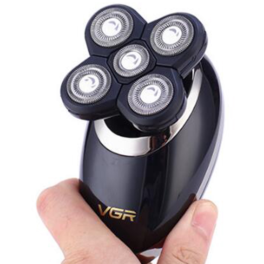 VGR V302 USB Rechargeable Men 4D Rotary Electric Beard Shaver Clipper