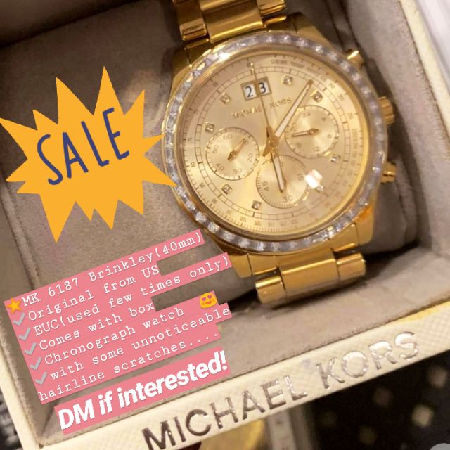 Michael kors brinkley on sale watch