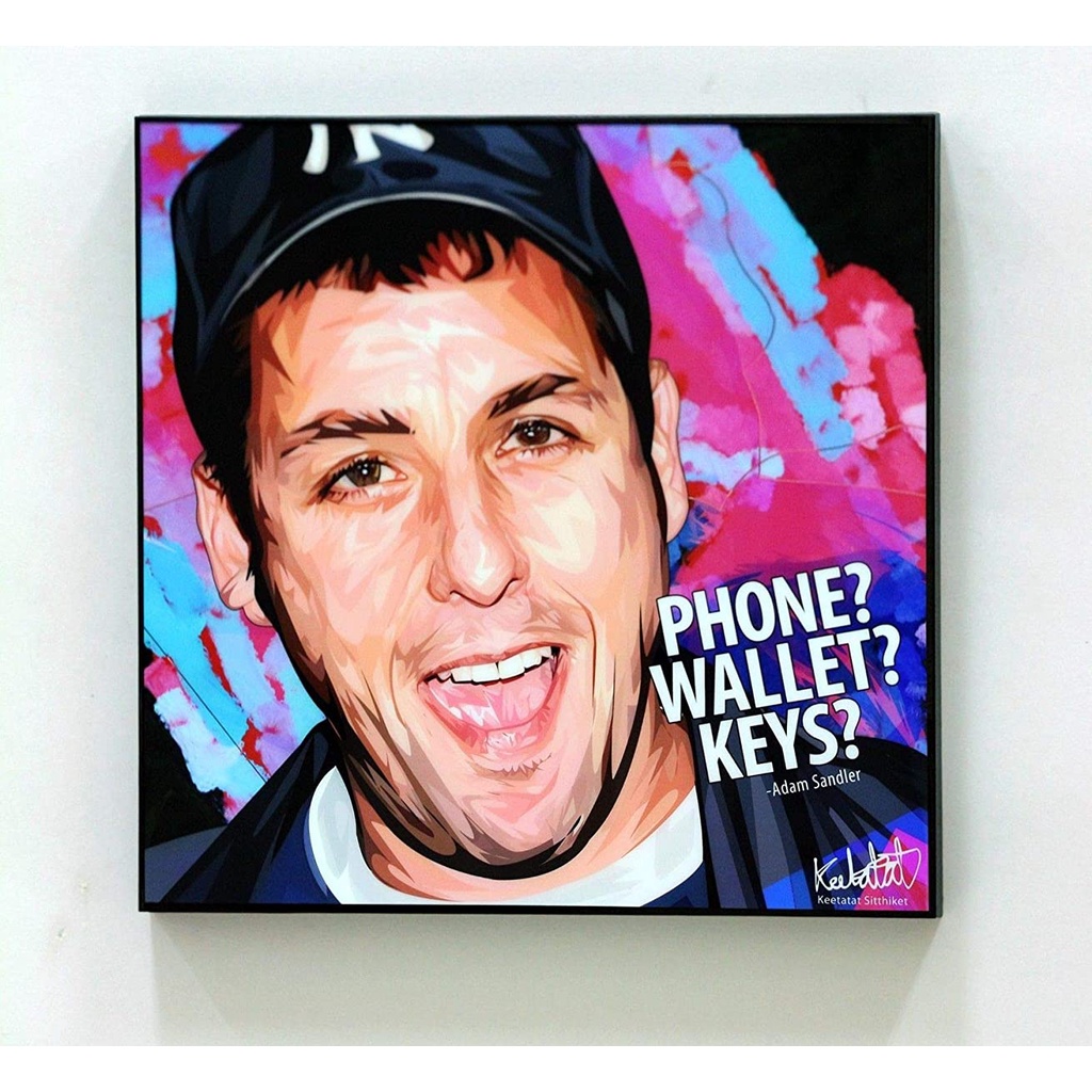 Adam Sandler Cinema Poster POP Art Print Painting on Canvas ...