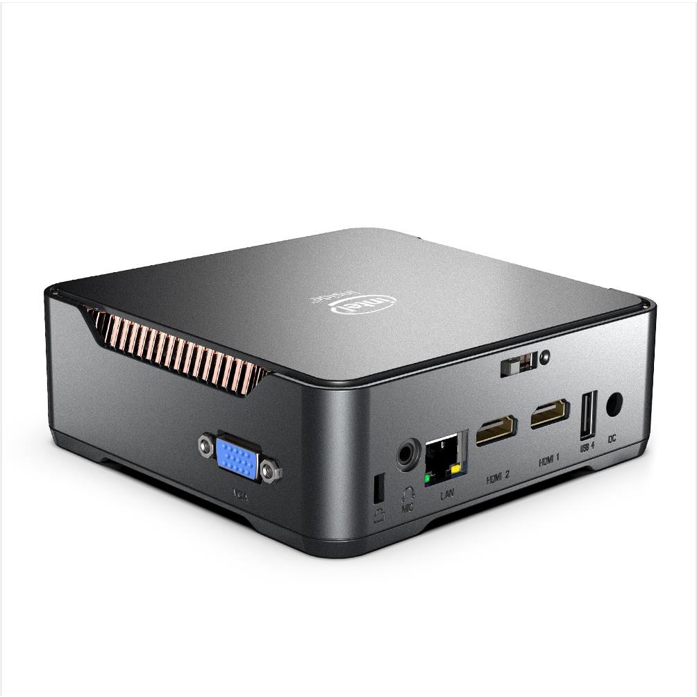 UNIWA GK3V Intel J4125 Quad Core Mini PC DDR4 8GB 128GB SSD Windows 10