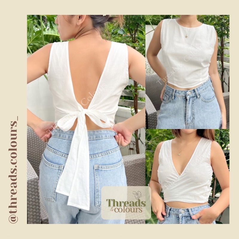 Threads & Colours | ANGELINE | Reversible Multi-way Casual Linen ...