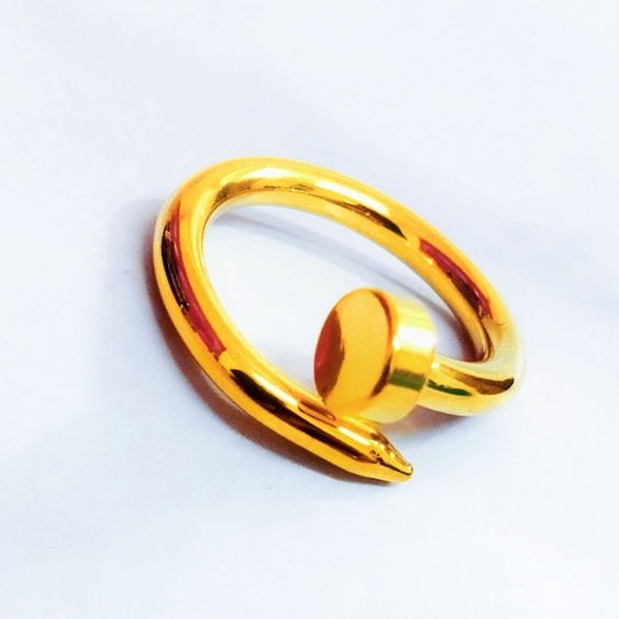 Stainless Nail Ring For Women Pako Ring For Women Pako Singsing Gold ...