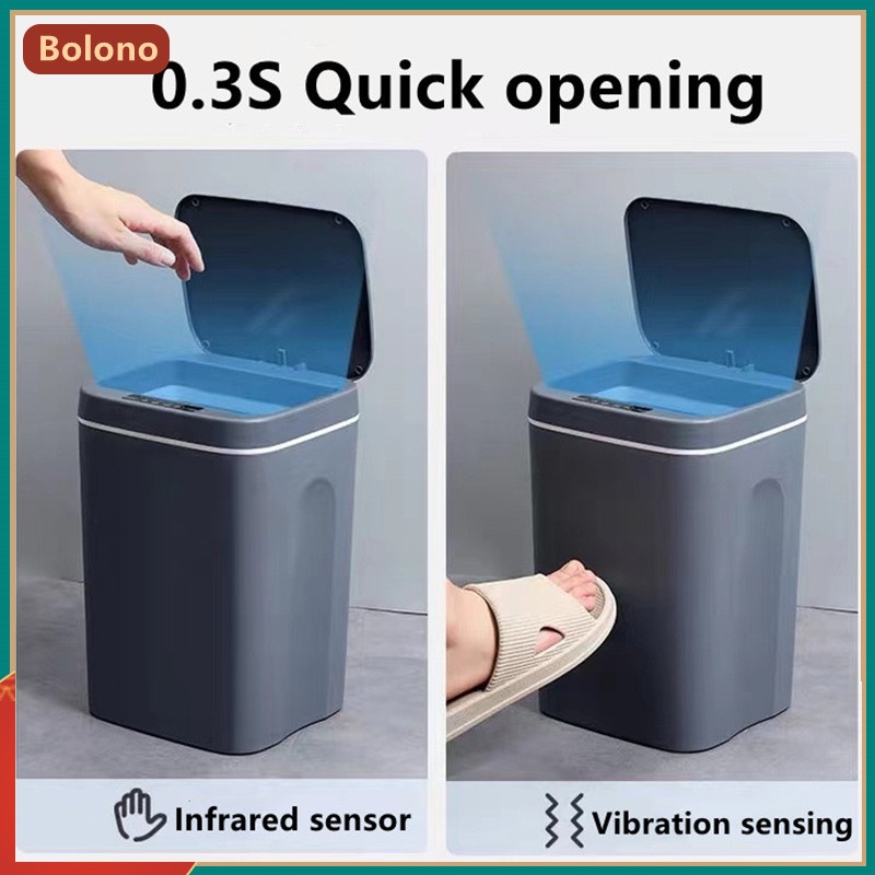 stockSmart trash can Noncontact smart induction electric trash can
