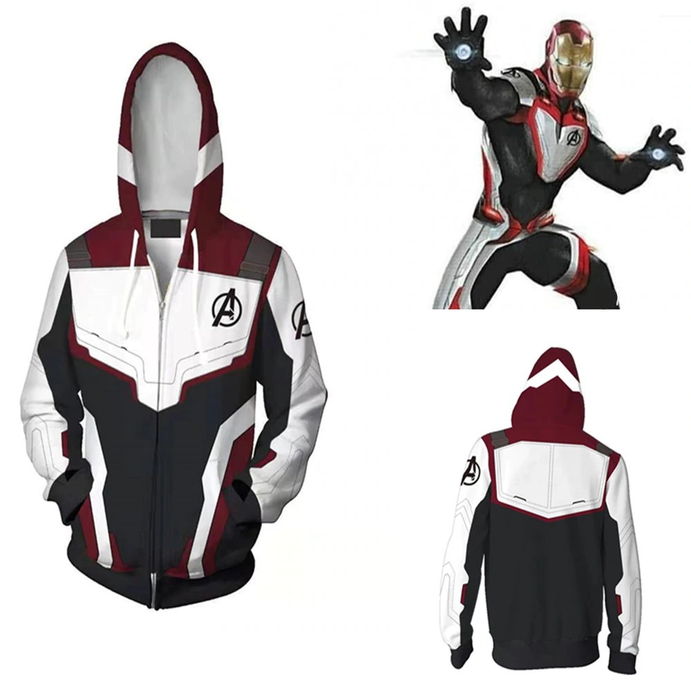 Avengers Endgame Quantum Realm 3D Jacket Advanced Tech Hoodie 2019 New Superhero Iron Man Hoodies Shopee Philippines