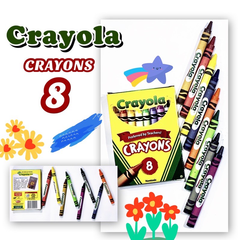 Crayola Crayons 8 colors set per order Shopee Philippines
