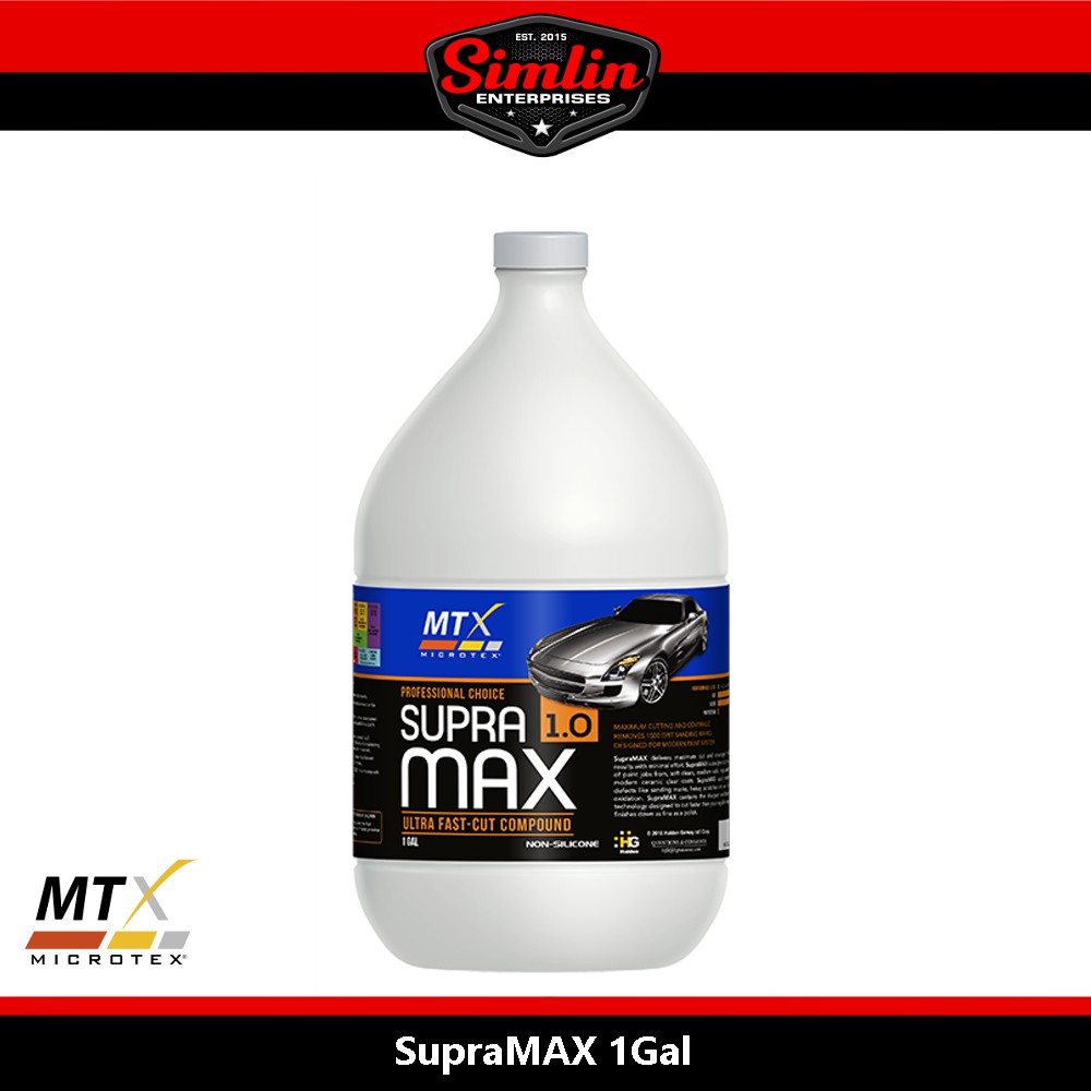 MTX SupraMAX 1 Gal Ultra Fast-Cut Compound 3800g Microtex | Shopee ...