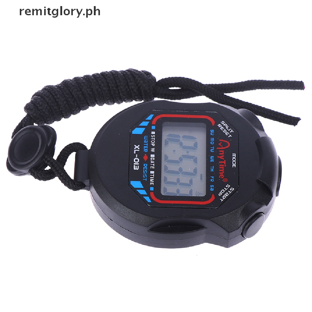 remitglory LCD Digital Professional Chronograph Timer Counter Stop