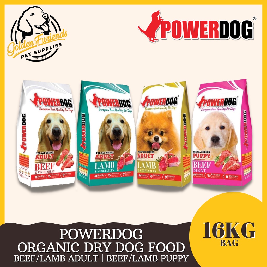 Powerdog Premium Organic Dry Dog Food 16KG Shopee Philippines