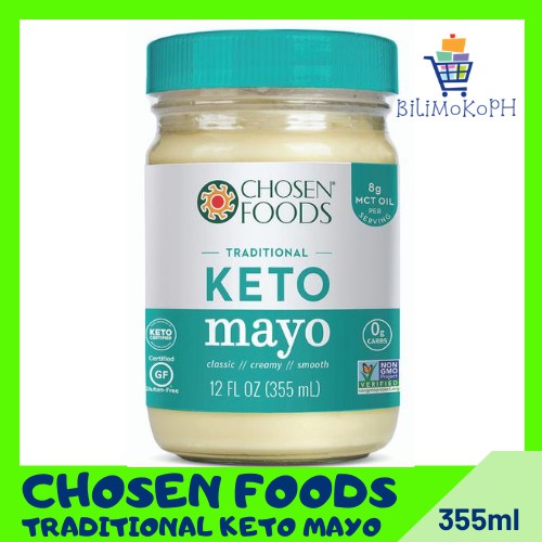 CHOSEN FOODS Traditional Keto Mayo [355ml] Shopee Philippines