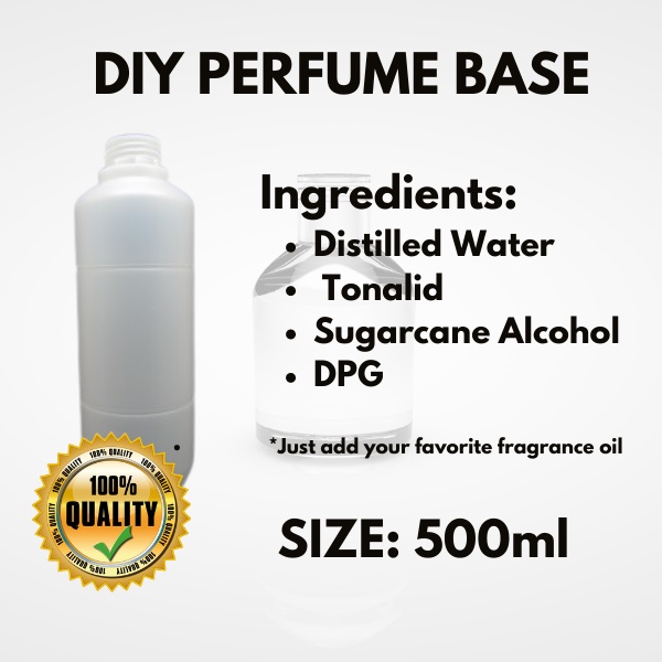 500ml DIY Perfume Base For Perfume / Cologne / Room and Linen Spray
