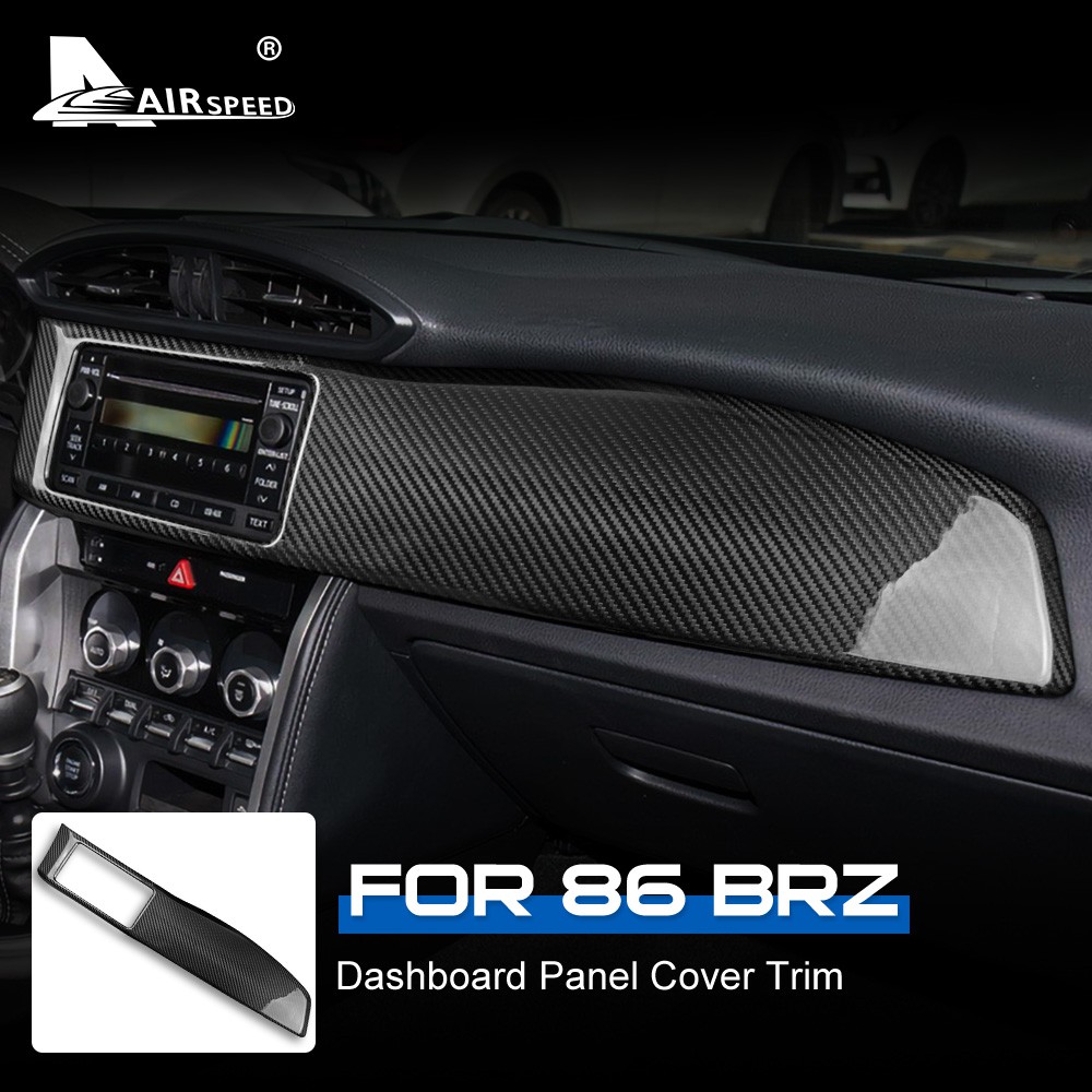 6Pcs Carbon Fiber Interior Trim Cover Set For Toyota GT86 Scion FR-S Subaru  BRZ