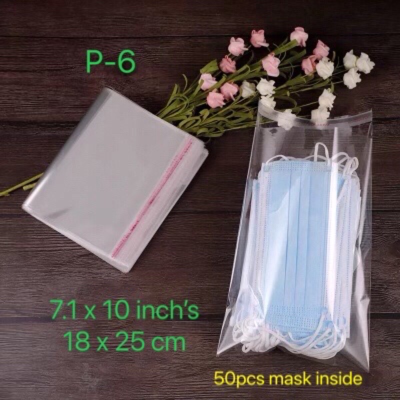 Opp-plastic-packaging-bag-self-adhesive(100pcs)(500pcs) | Shopee ...