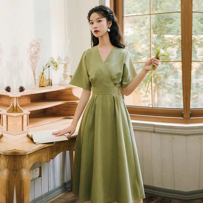 ~filipiniana Top Emerald Green Dress Semi Formal Dress For Wedding Filipiniana Dress Formal 