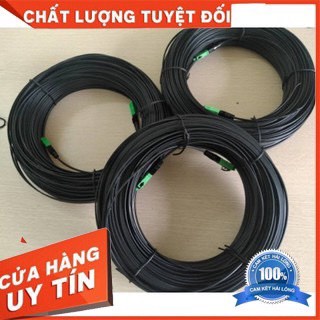 Combo of 100 meters of pre-pressed fiber optic cable with 2 ends and 1 ...