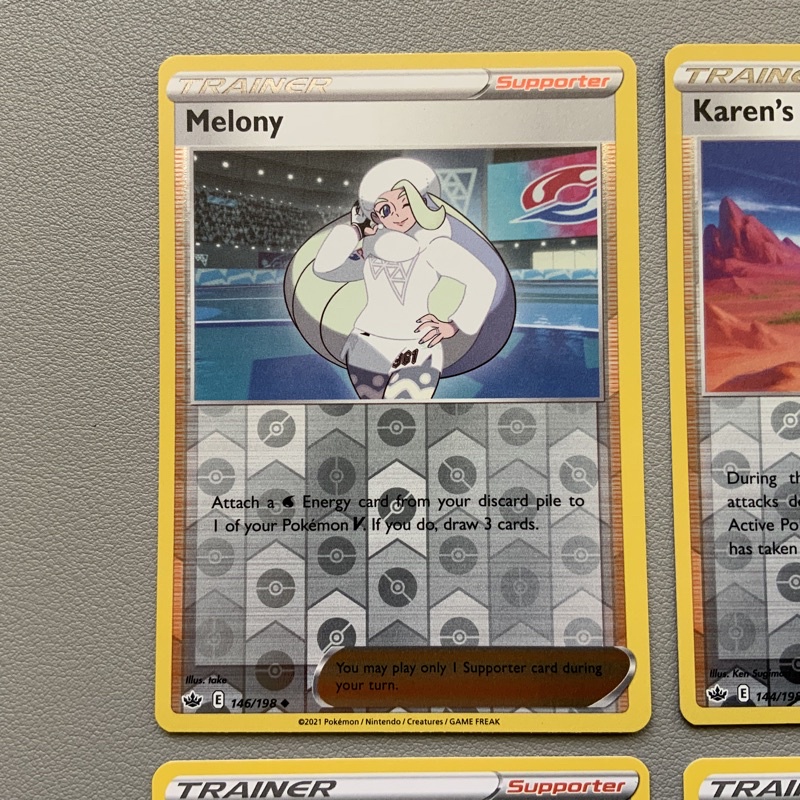 Pokemon TCG Singles Chilling Reign Supporter Cards Caitlin Melony