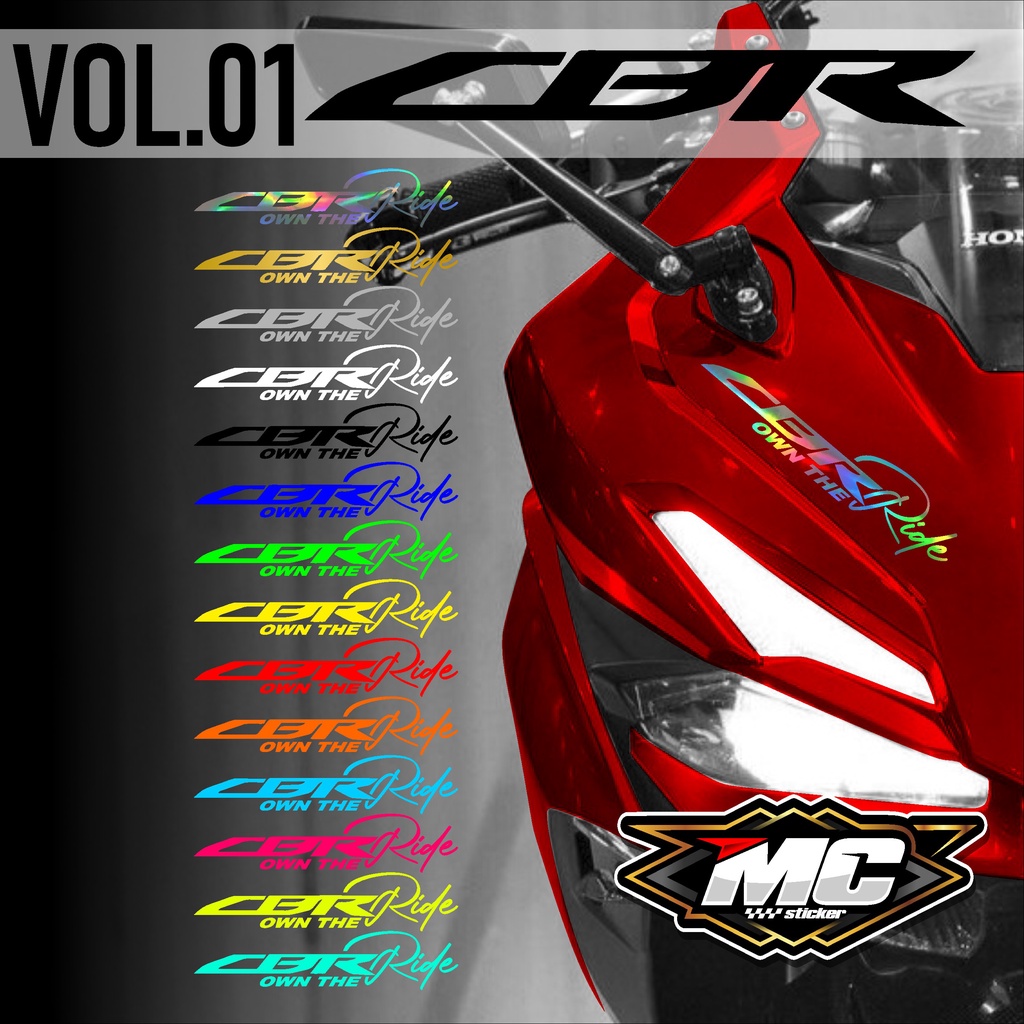 CBR 150 Cutting Stickers - Motorcycle Accessories Honda CBR Signature ...