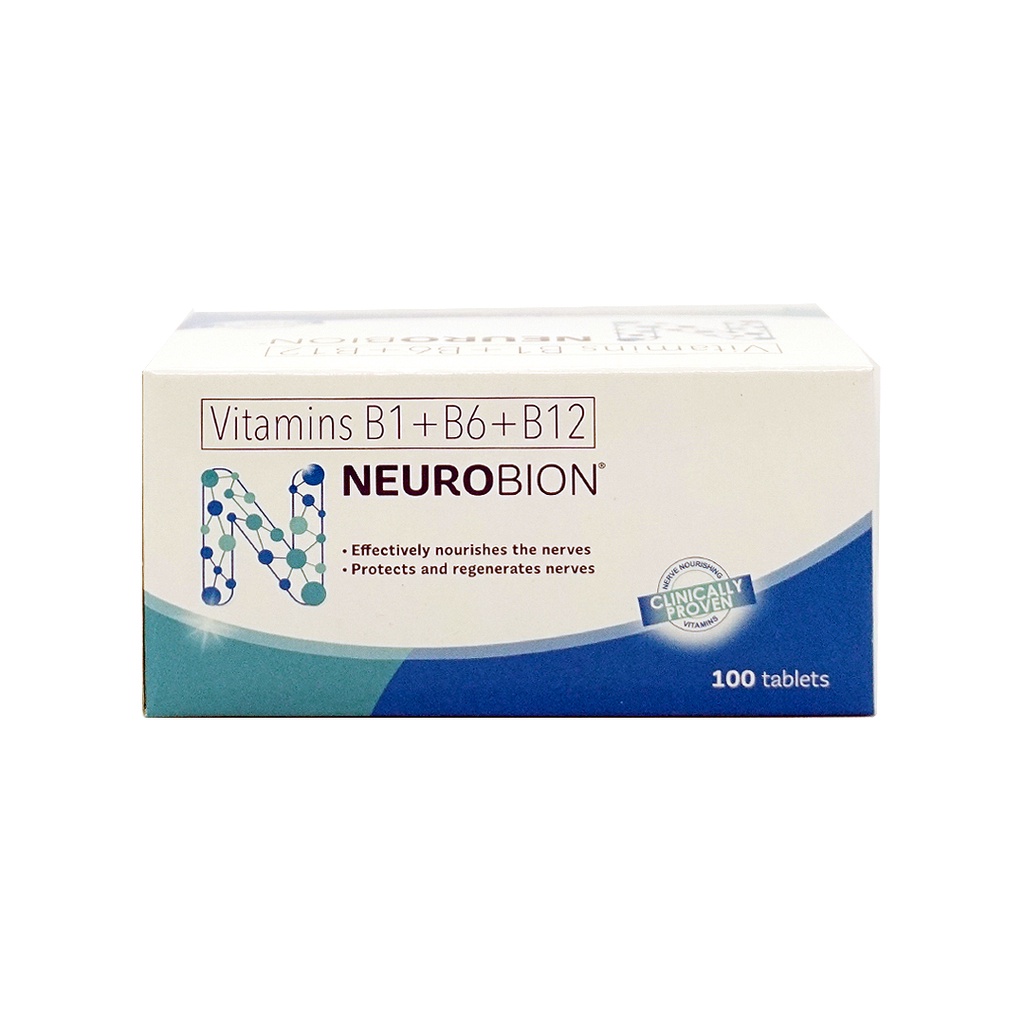 Neurobion Vitamins B1+B6+B12 Tablets for nerve health (10 pcs/pack