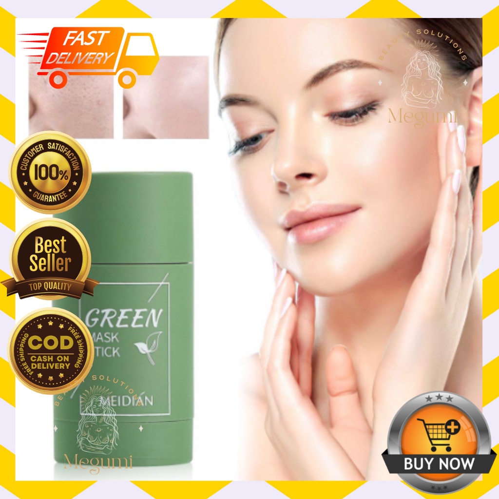 MEGUMI BEAUTY AUTHENTIC Green Tea Cleansing Solid Mask Acne Beauty Skin