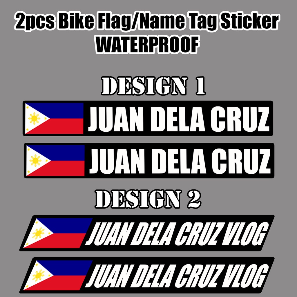 Customize Bike Name Sticker (Message us first your name before placing