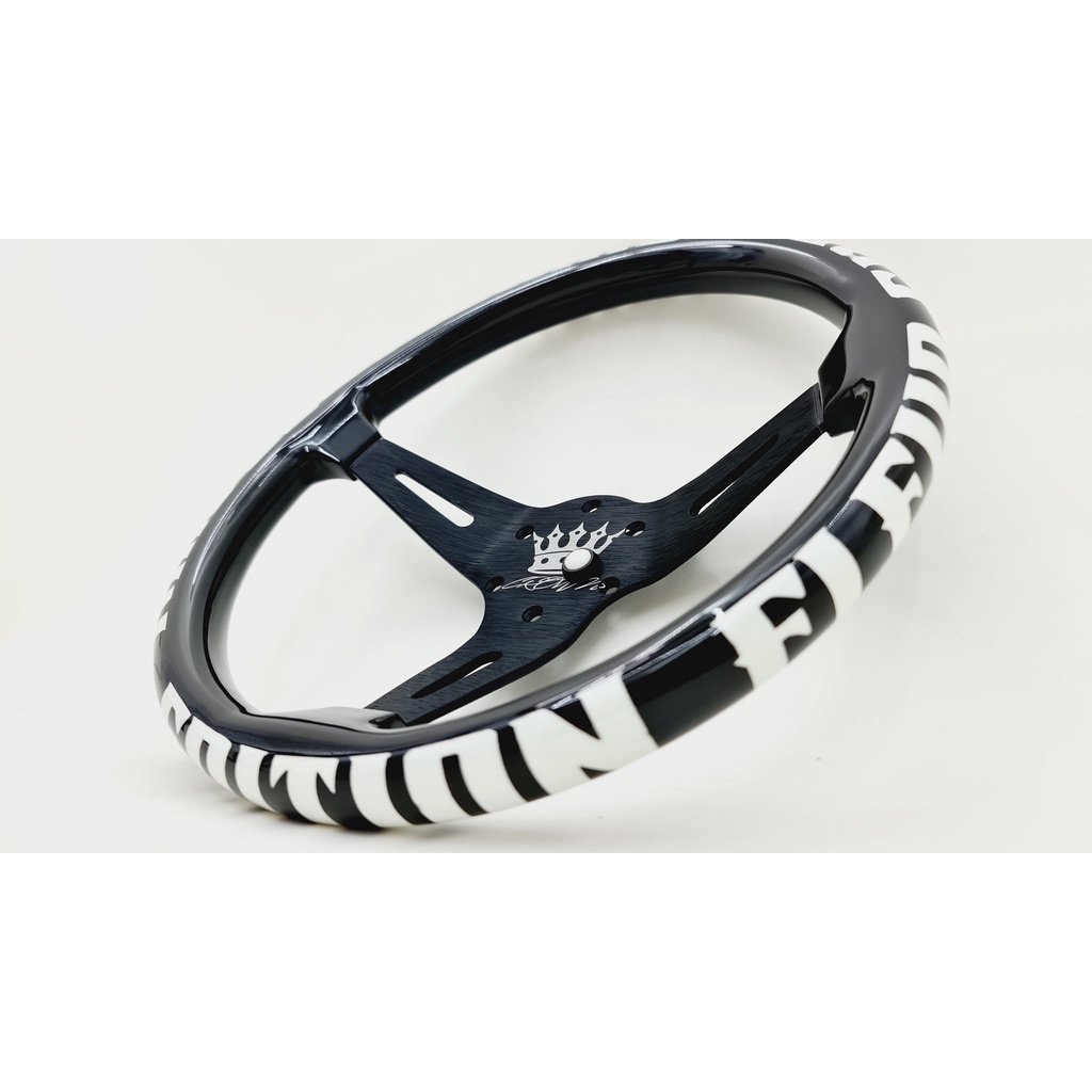 Elevo Spring Wheel Crown Edition Black 13 inch Steering Wheel Made in ...