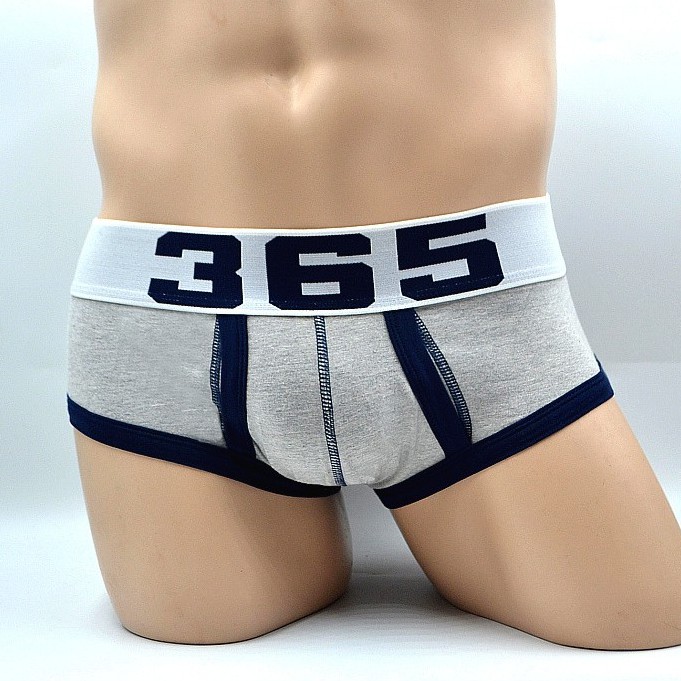 365 Man Cotton Briefs Plain Color Single Pack