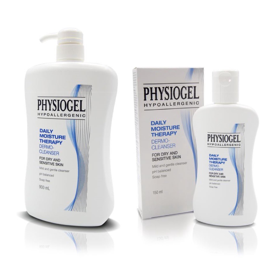 Physiogel Hypoallergenic Therapy Dermo-Cleanser 900ml With 150ml Dermo ...