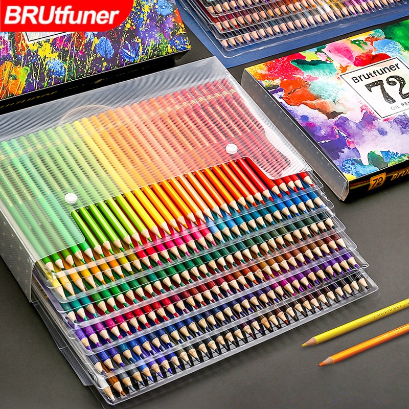 Brutfuner 72/120/160/180/260 Professional Oil Color Pencil Soft Core