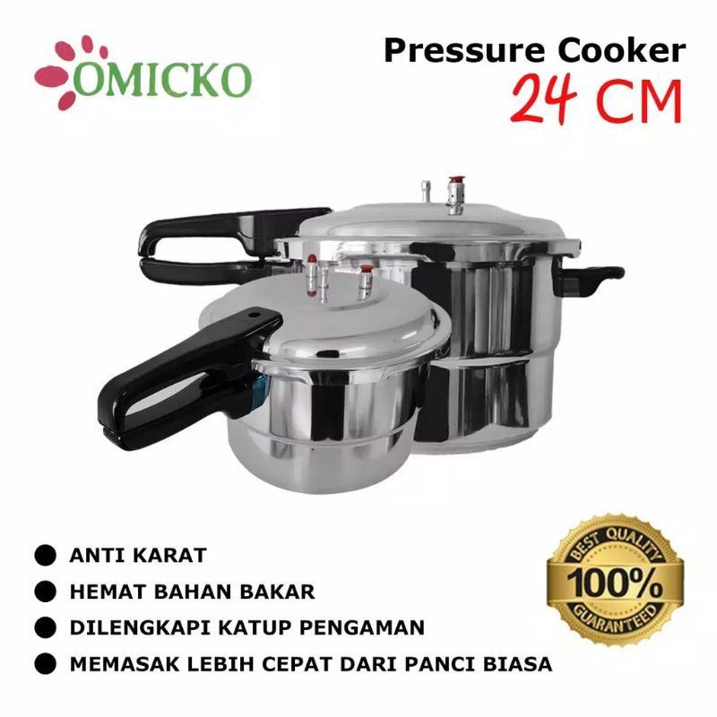 Omicko 8 Liters Presto Pot 24cm Omicko 8liter Pressure Cooker