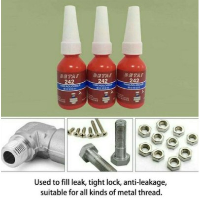 Mega LOCKTITE NUT LOCKER THREAD / Bolt GLUE 242 / SUPER GLUE / LOCK NUT ...