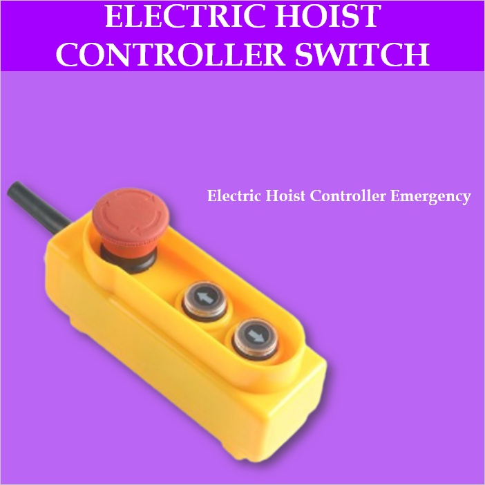 Electric hoist controller switch 220V household up down emergency stop