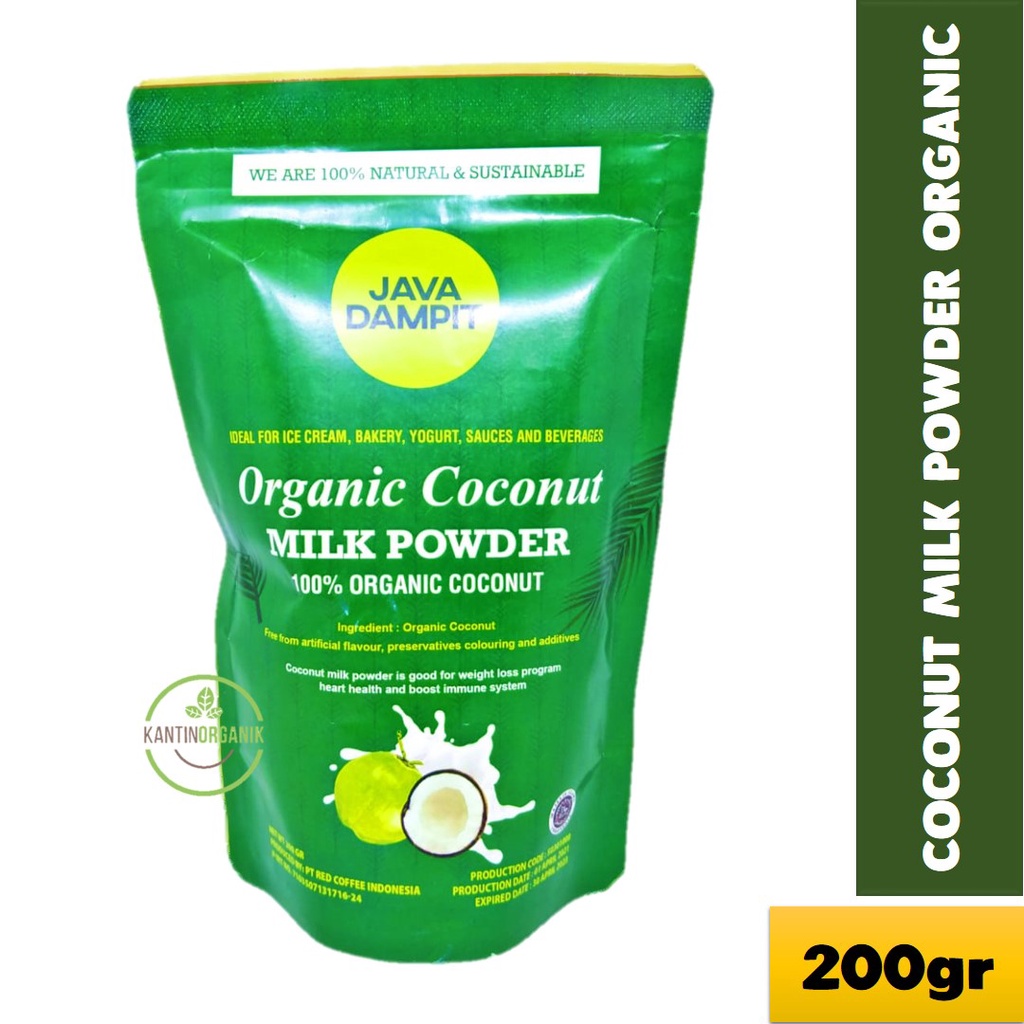 Java Dampit Organic Coconut Milk Powder 200gr | Shopee Philippines