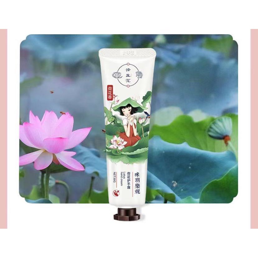 Miyueleni Flower Pink Hand Cream nourishing dry skin moisturizing soft ...