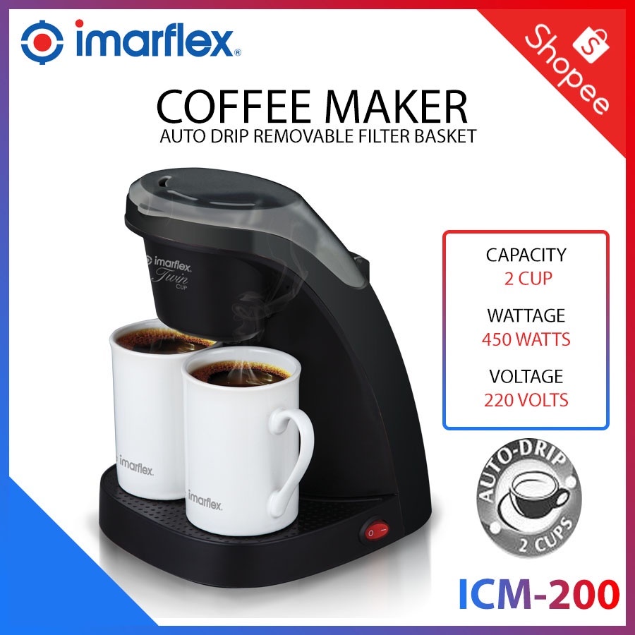 Imarflex ICM 200 Coffee Maker Shopee Philippines