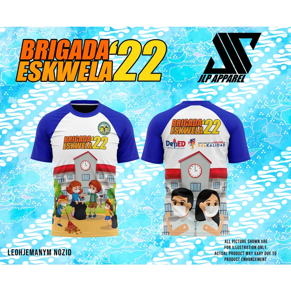 Brigada eskwela tshirt 2022 for women men sublimation jersey new ...