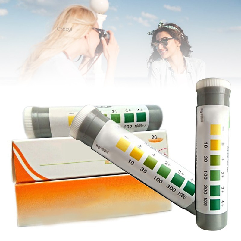 Crazyi 20x Urine Protein Test Strips Kidney Urinary Tract Infection UTI