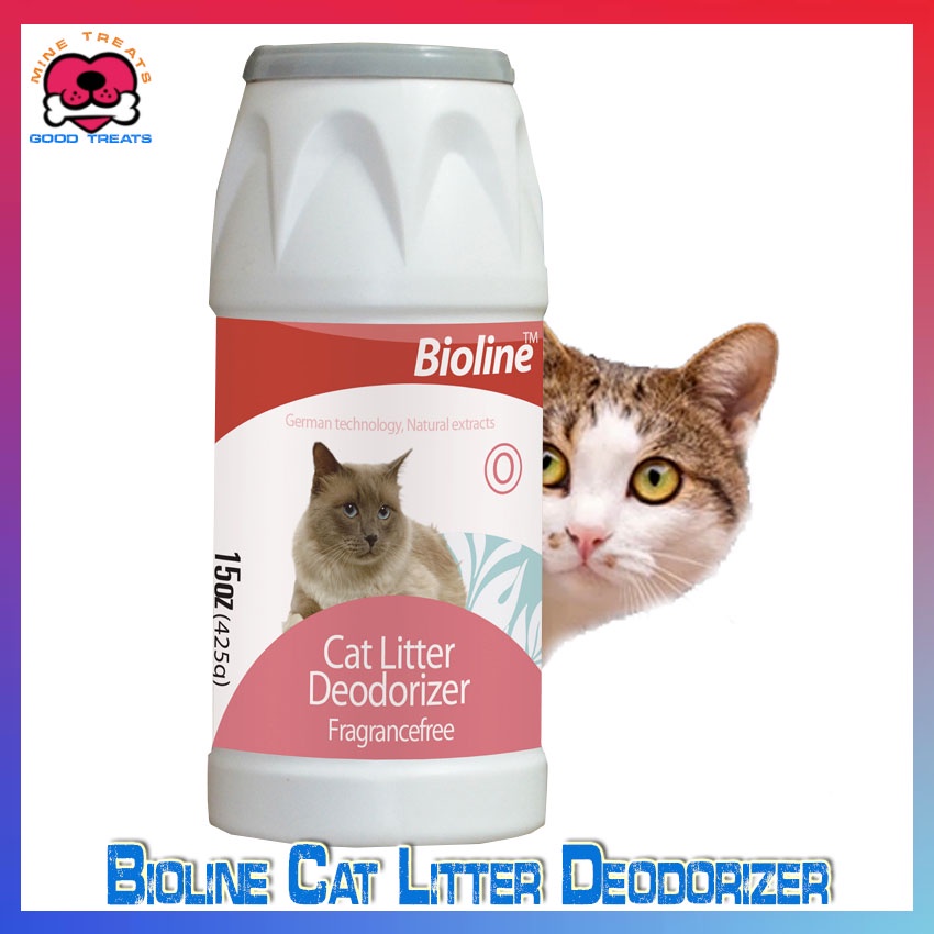 Bioline Cat Litter Deodorizer Powder Fragrance Free Pet Litter Odor ...