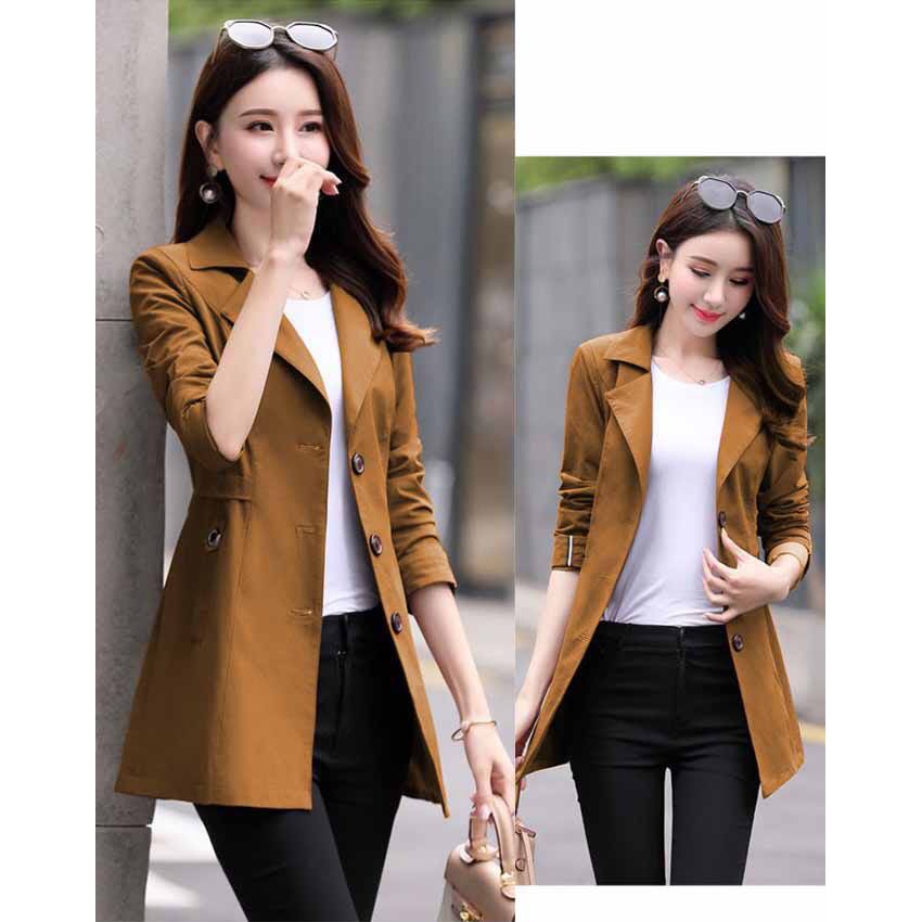 R 8317 Trendy Fashionable Casual Formal Blazer Coat for Woman Shopee Philippines