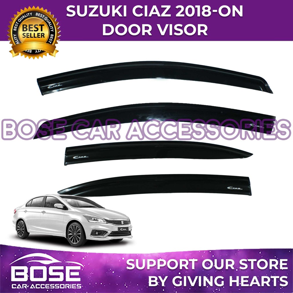 High Quality Injection Type Suzuki Ciaz 2018 - Onwards Window Visor ...