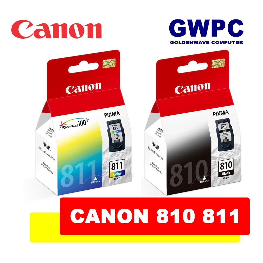 Canon Pg 810 Cl 811 Genuine Ink Cartridge 810 811 Shopee Philippines