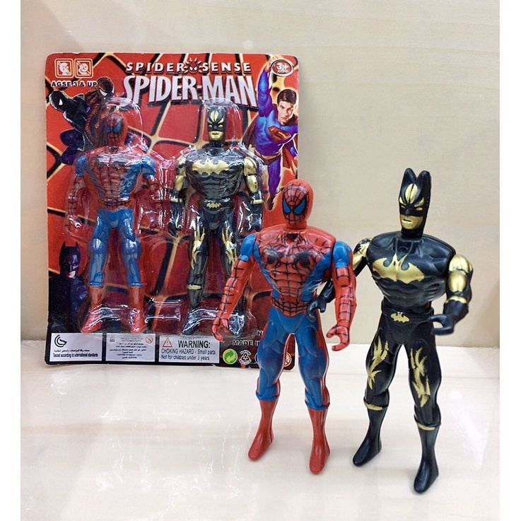 Batman spiderman toys on sale