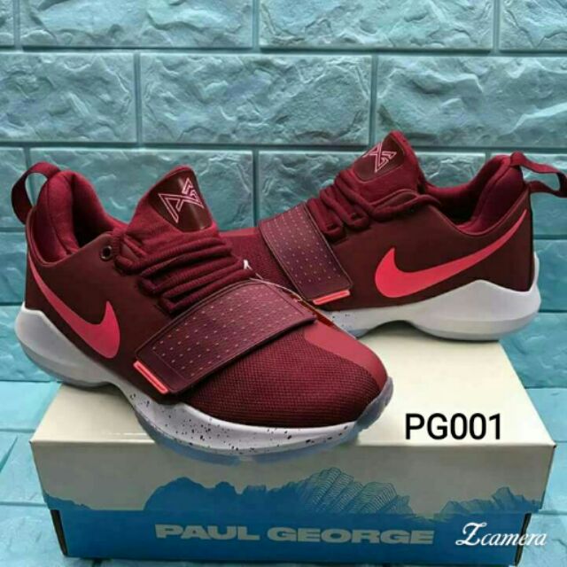 Paul george shoes store maroon